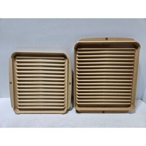 LittonWare Microwave Bacon Reversable Grill Trays Cookware Set of 2 44097 39437